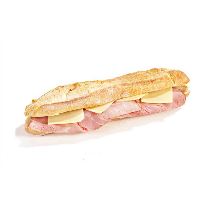 Dagobert sans crudités jambon fromage